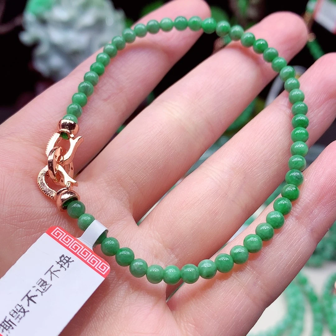 翡翠未镶嵌手链翡翠