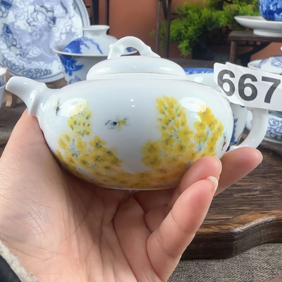 景德镇陶瓷手绘茶器667