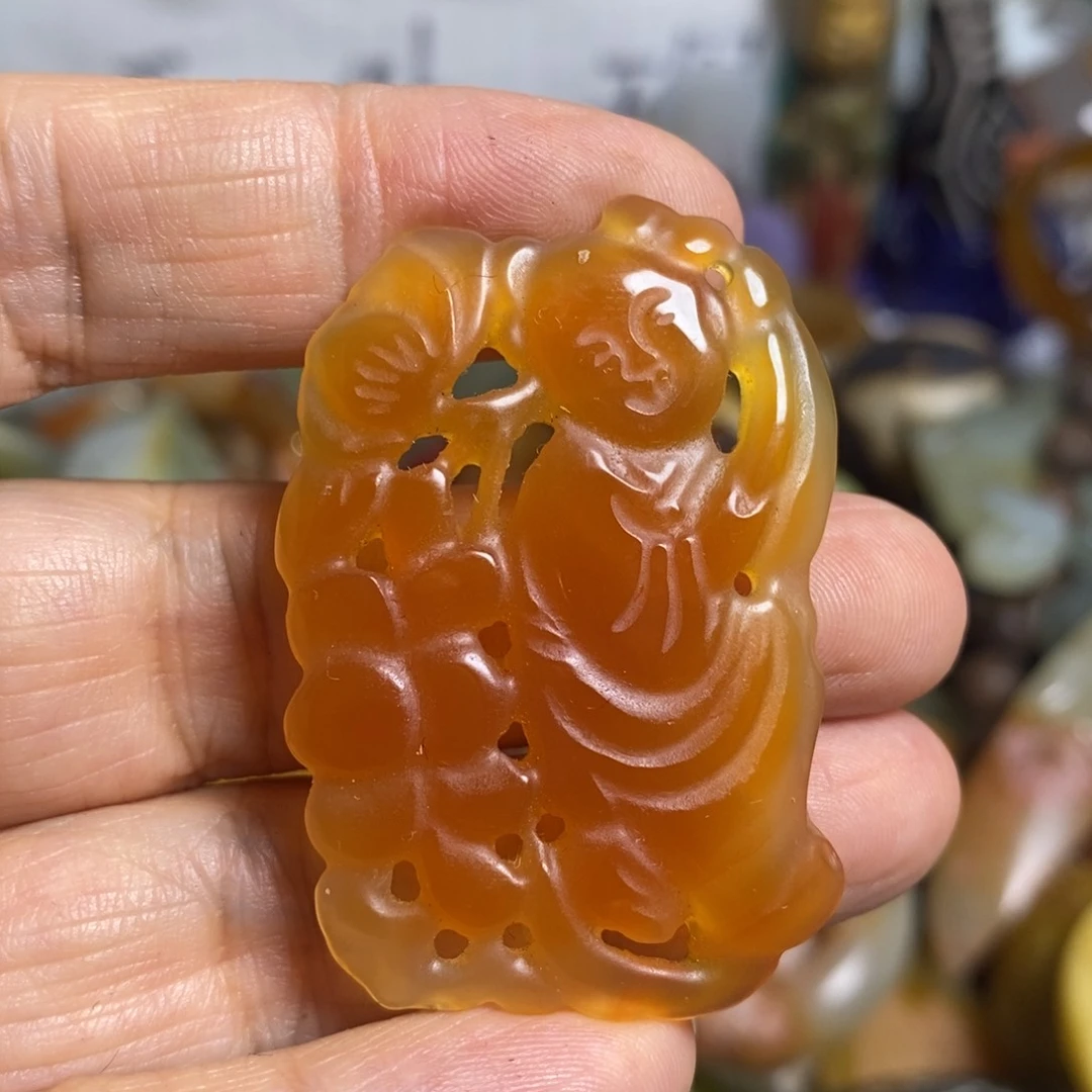 滴血莲花菩提吊坠