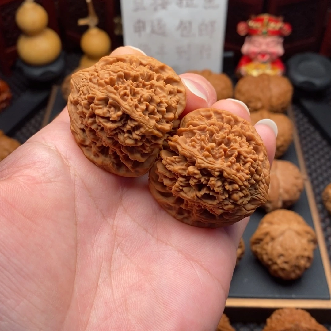 文玩核桃把件41尺满天星全品