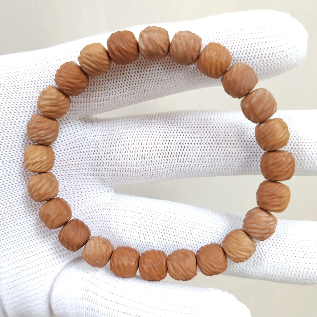 蓁韵出品-云锦猴头手串雕刻款毕业级全品高品质