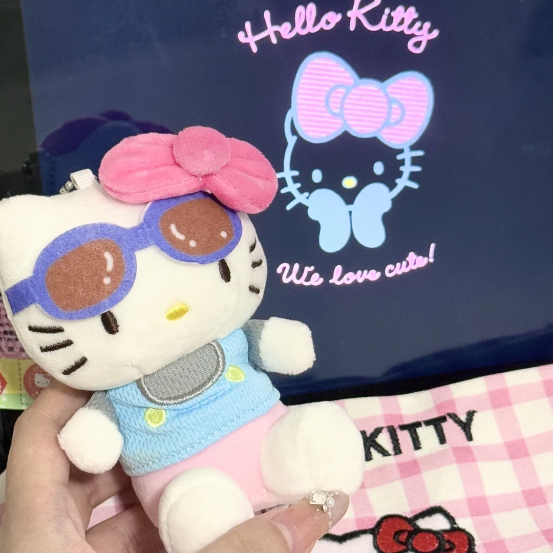 凯蒂猫毛绒包包KITTY钥匙挂饰玩偶公仔可爱挂件