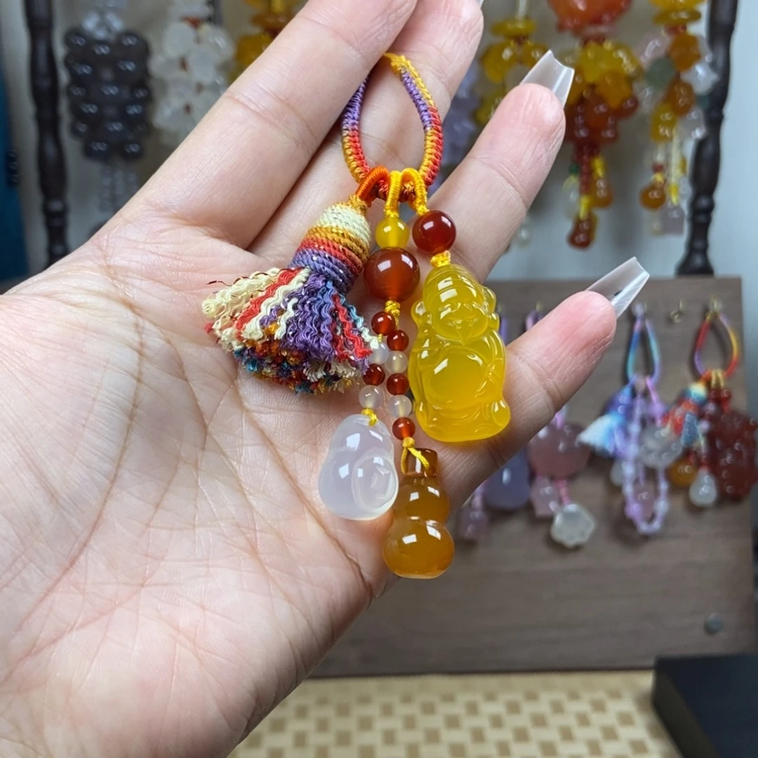 新品财神爷精致钥匙扣