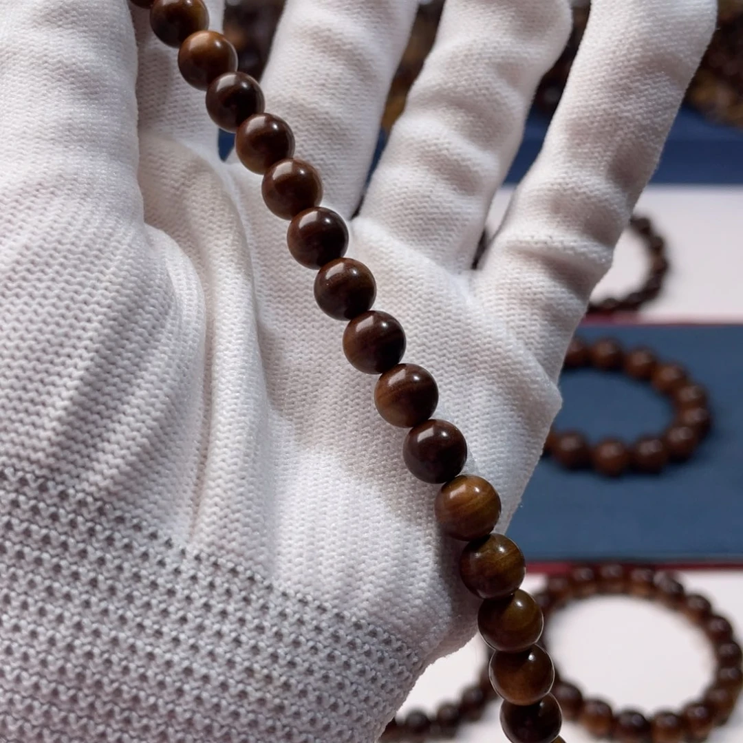 檀香木手串/手链印度老山檀香焦糖香王0.8