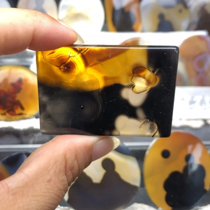 合金玛瑙/玉髓珠宝奇石93有瑕