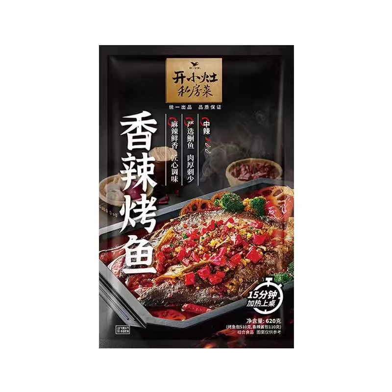 统一开小灶私房菜香辣烤鱼620克*3包【日期到25年11月20日】