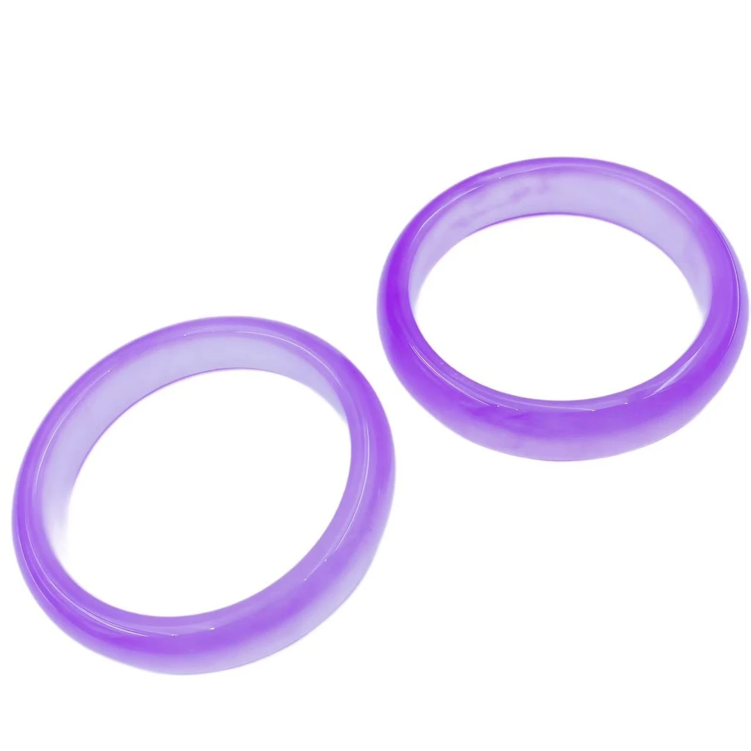 藏收级粉紫设计款贵气宽版手镯S1019-多样性只发一件