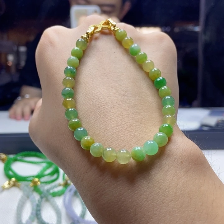 定制翡翠未镶嵌缅甸翡翠A货卡6.4