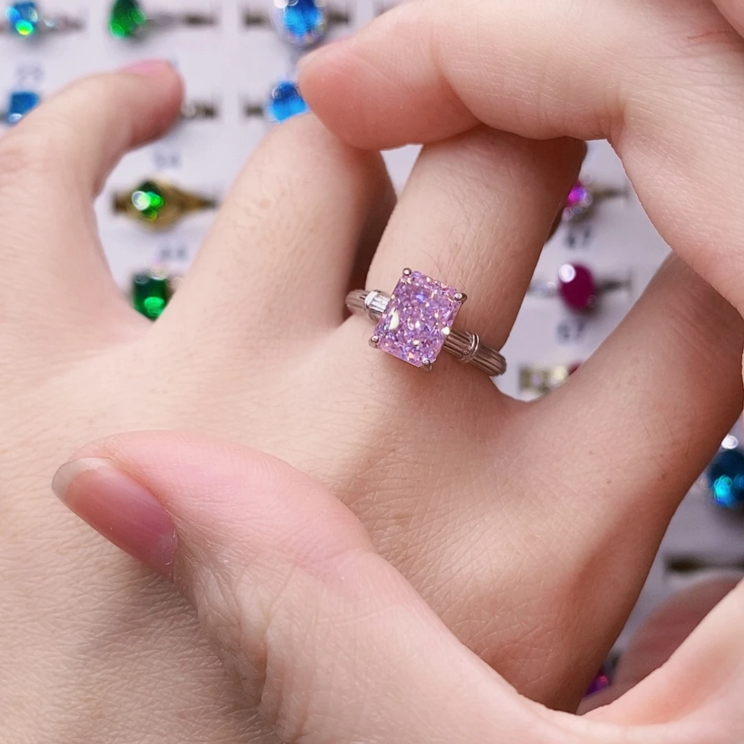 银S925镶嵌戒指蓝宝石