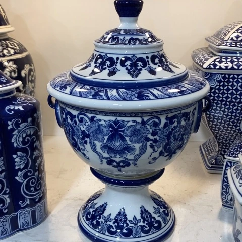 【闪购商品】摆件年****余陶瓷将军储蓄罐摆件