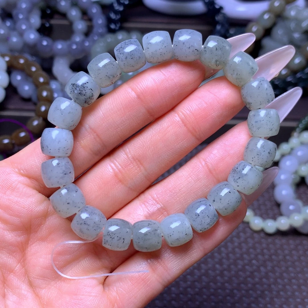 和田玉未镶嵌手串卡10