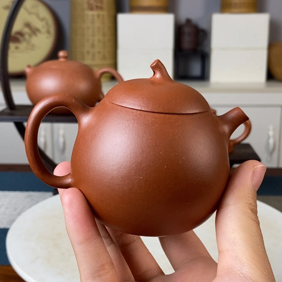 梨***）茶壶紫砂我弟做的