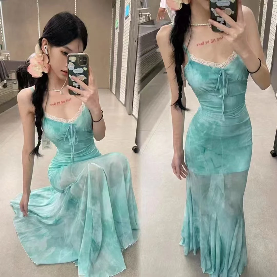 YouMi设计感纯欲性感吊带辣妹链接显瘦