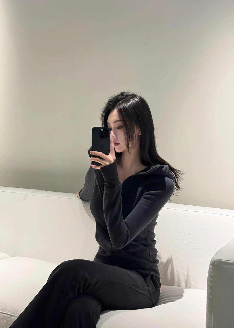时尚减龄休闲运动服套装女春季季高级感卫衣长裤小个子显瘦两件套