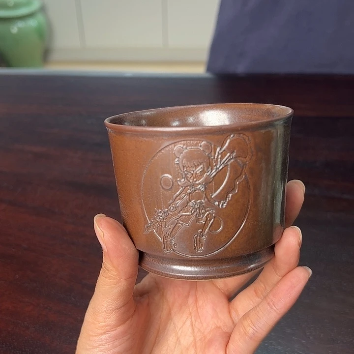 龙泉云间青瓷小米茶器