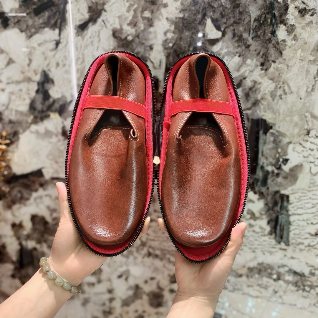 新款套脚潮流懒人鞋真皮透气豆豆鞋时尚驾车鞋单鞋网红钱包鞋男鞋