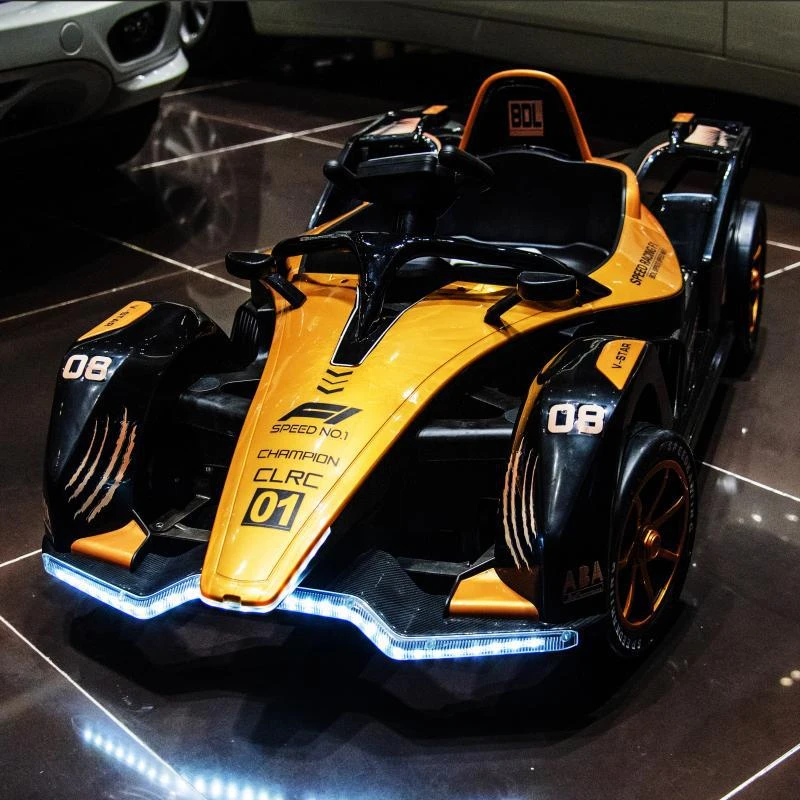 儿童亲子卡丁车电动漂移赛车男女孩可坐大人四轮玩具车童车礼物