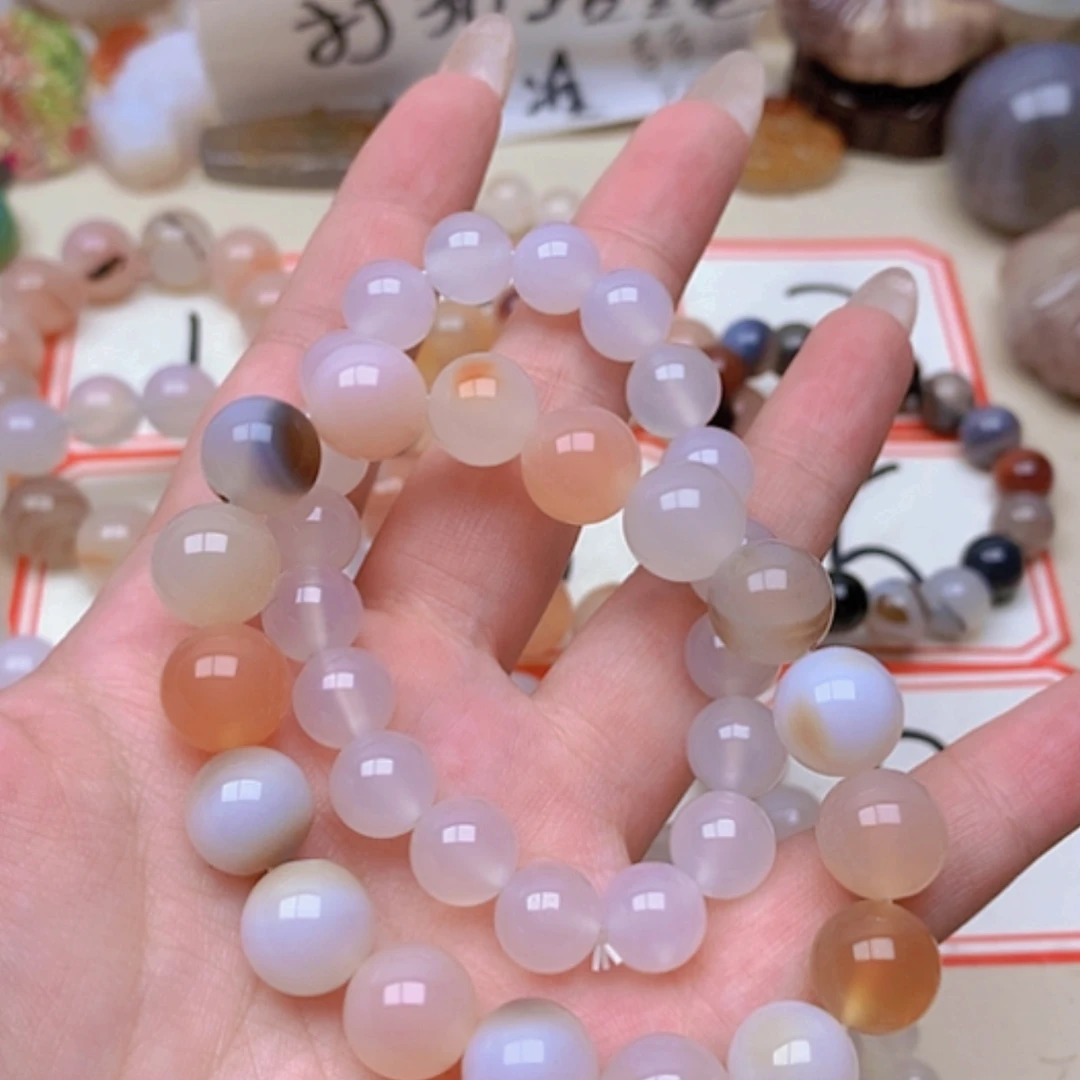 【闪购商品】未镶嵌玛瑙/玉髓珠宝半成品蓝**?