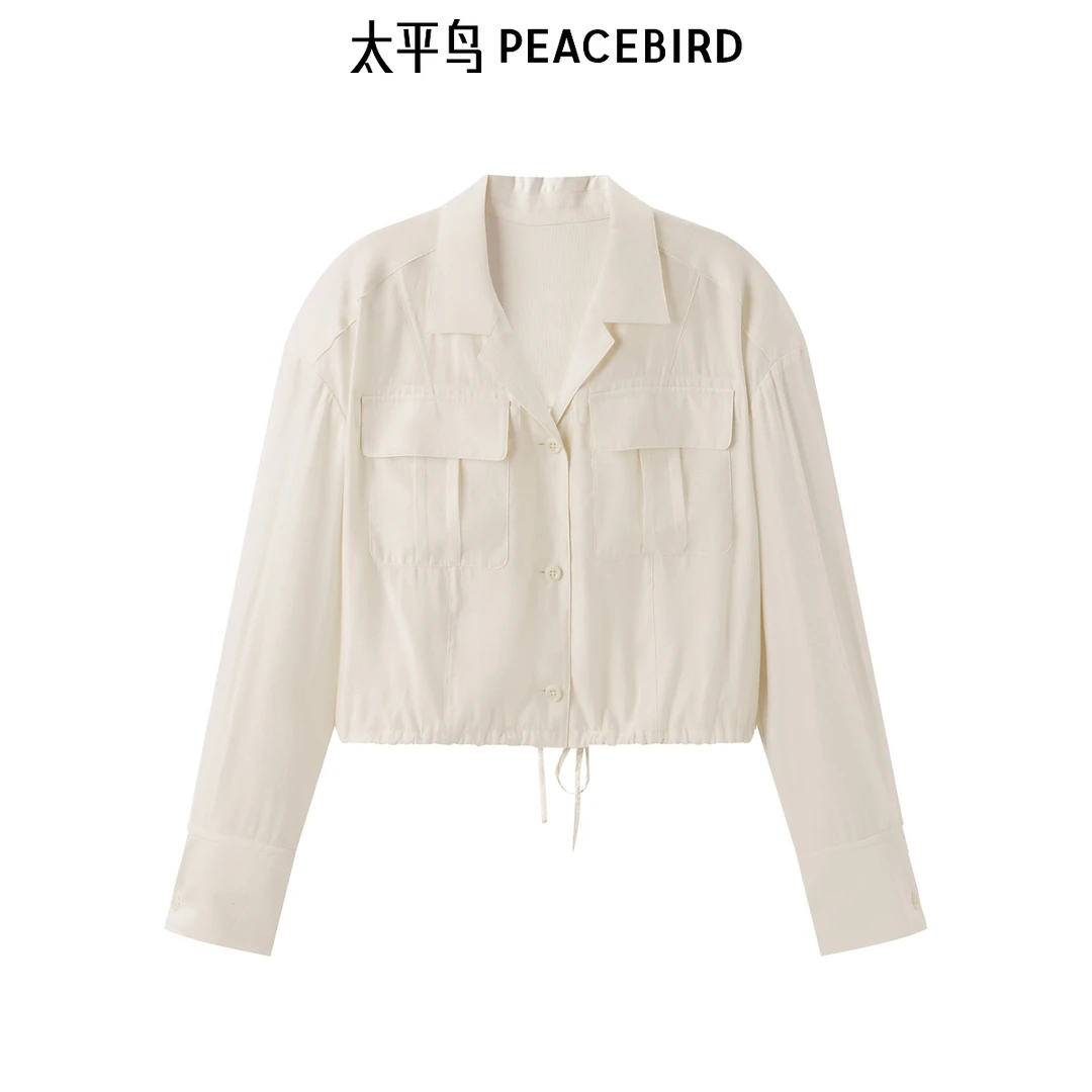 【丽公主专属】太平鸟女装通勤品质衬衫A1CAD3223