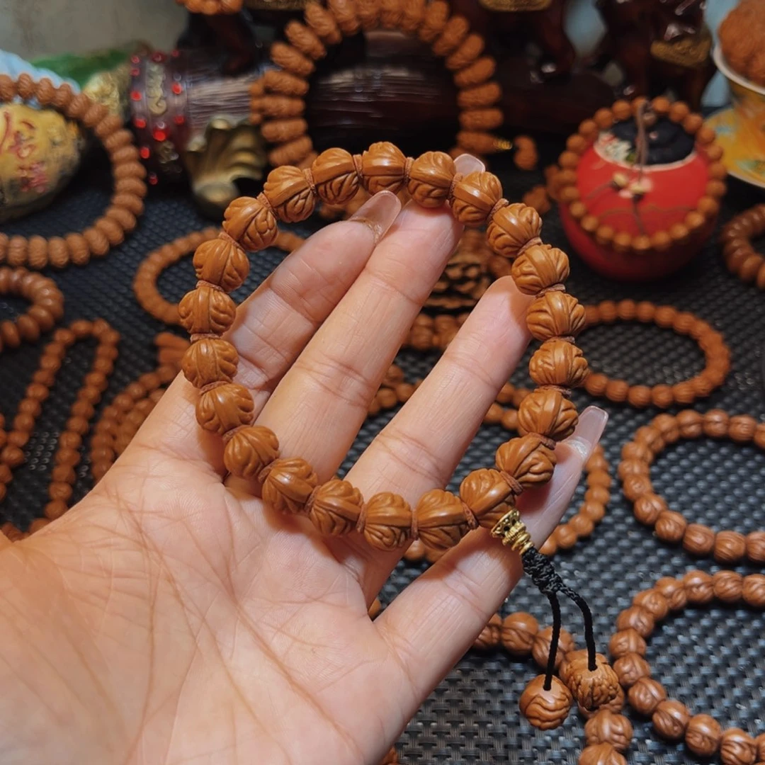 手串桃核12精品小金豆手持