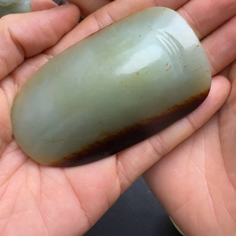 未镶嵌和田玉挂件太***生