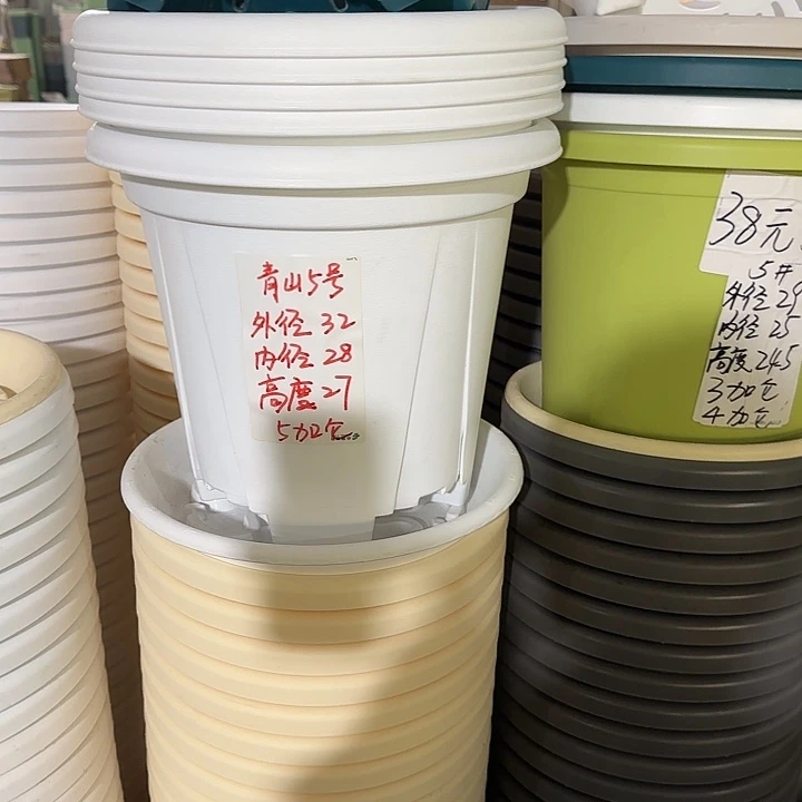 青山5加仑口径32无托纯白5个