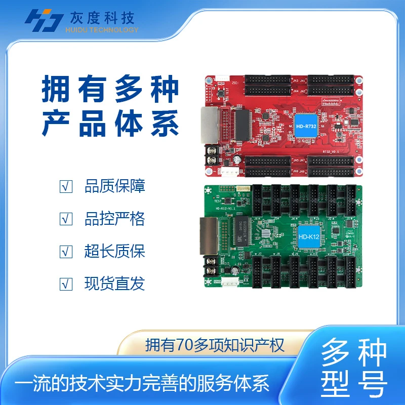 灰度接收卡二合一视频处理器同异步播放盒发送卡配件系列