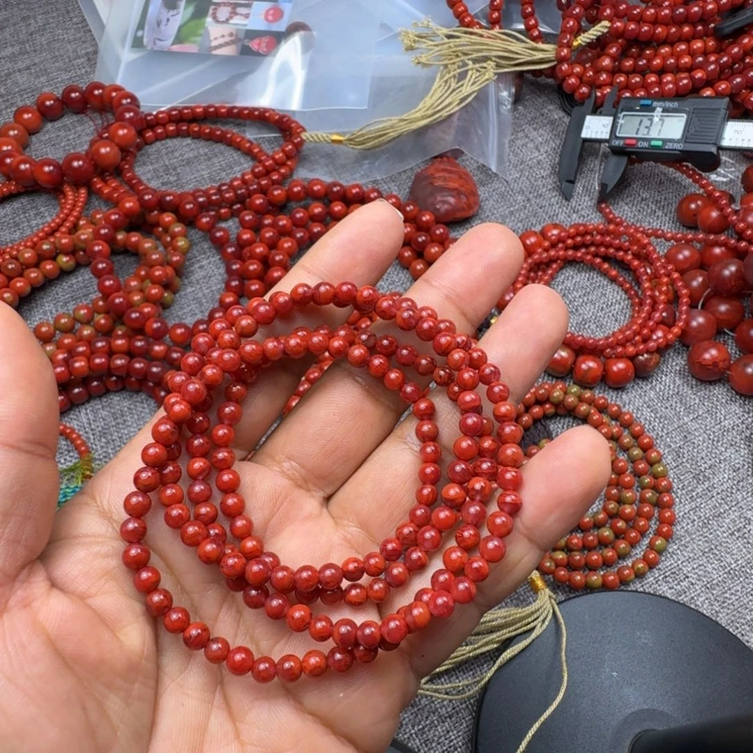 岁***好南红玛瑙未镶嵌手链