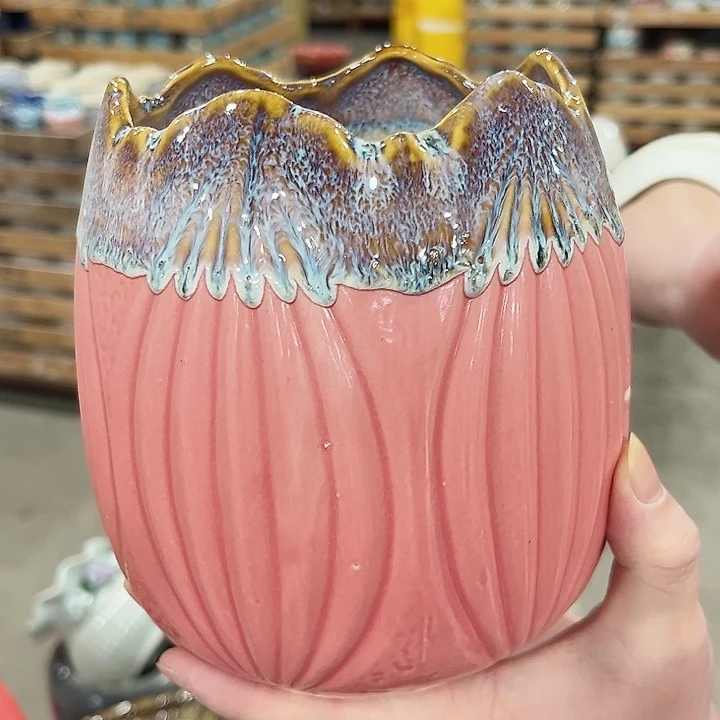 陶瓷陶瓷多肉植物花盆