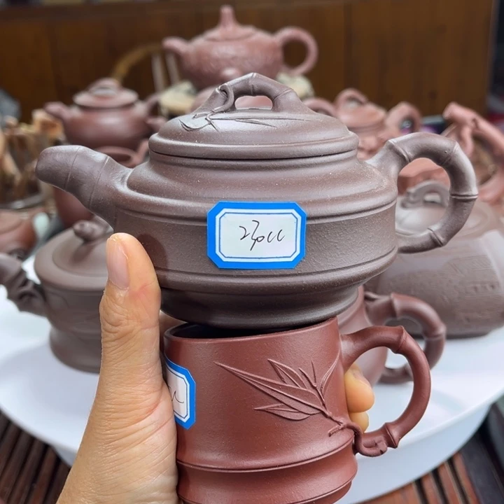 紫砂茶宠紫砂花茶