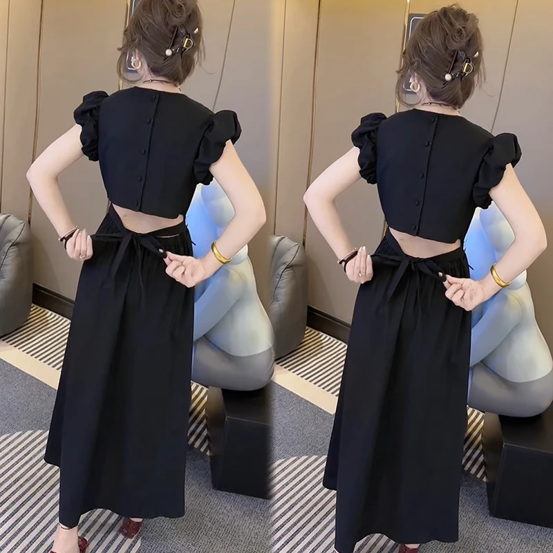 2025夏季新款时尚显瘦气质网红高档洋气女高级百搭宽松大码连衣裙