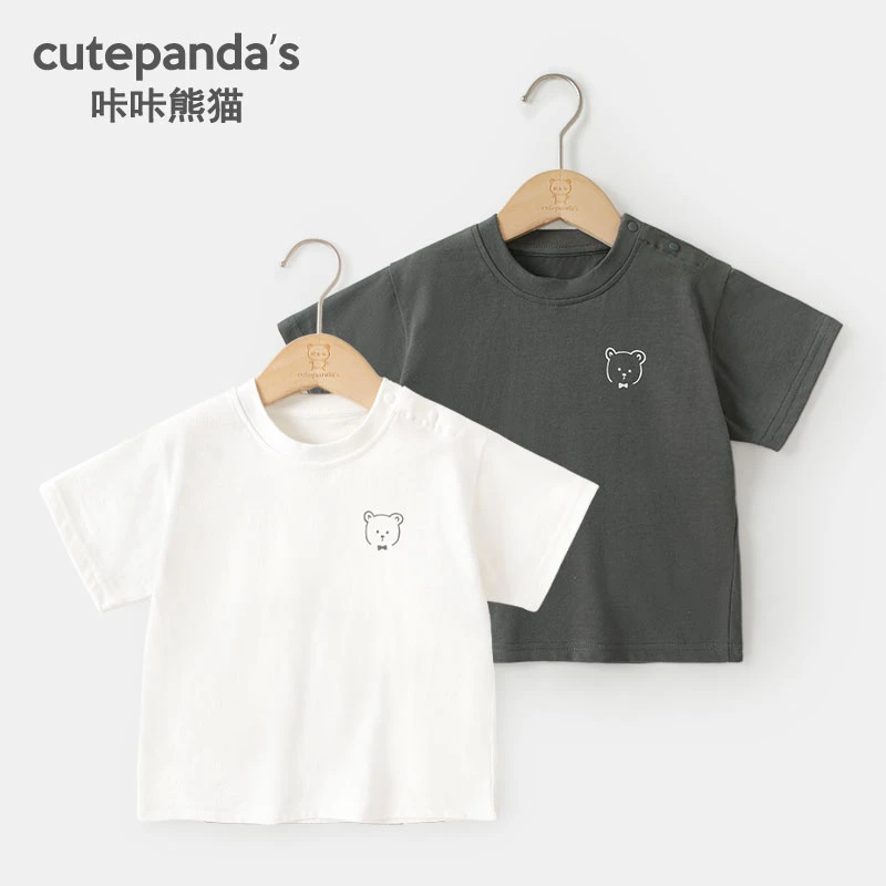 【现货】婴儿衣服休闲短袖T恤夏装男女童儿童小童夏季百搭上衣Y9439