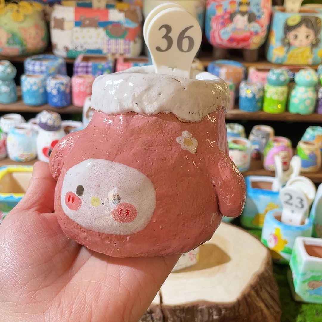 红陶36…..手工手绘