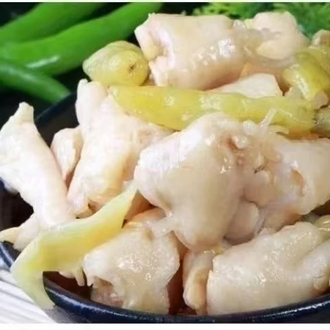 48个16袋泡椒鸡爪鸡肘骨网红休闲零食厂家直销Q