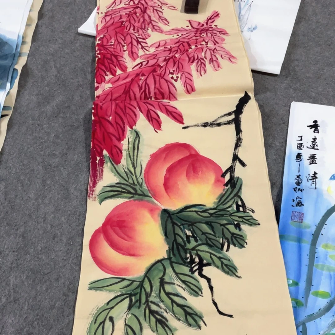 国画国画作品画心一张
