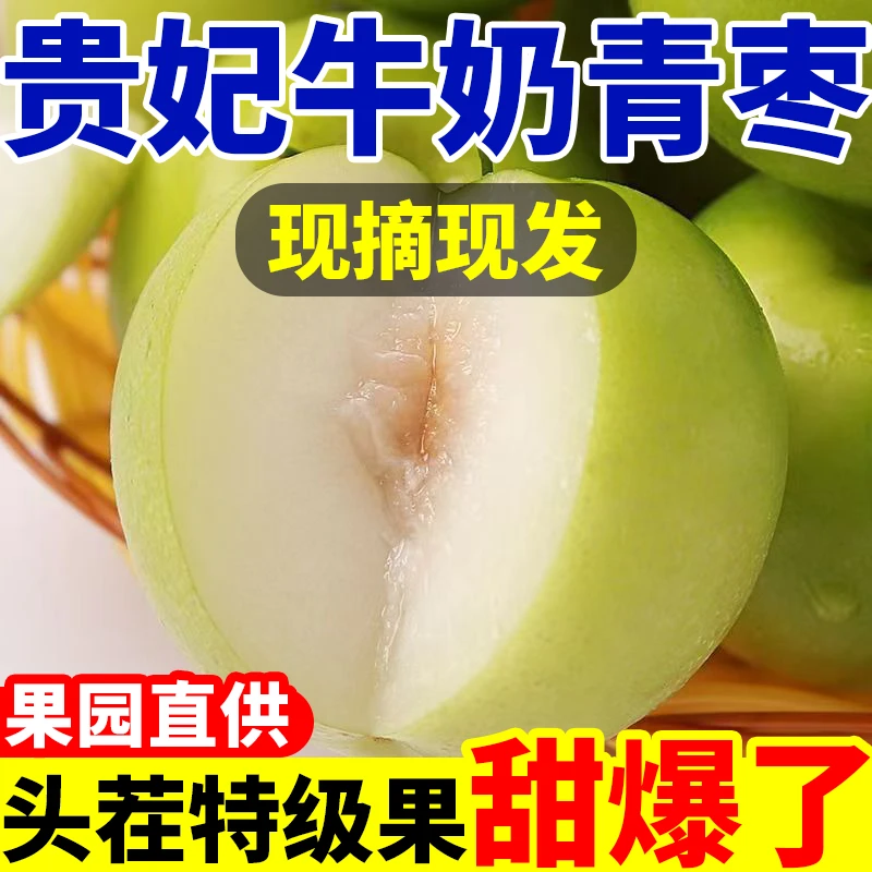 【精选大果】正宗福建漳州贵妃枣碎甜可口青甜脆甜3/5斤装净重