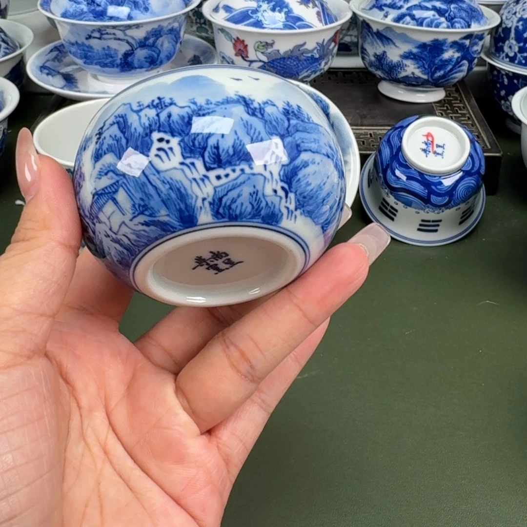 景德镇纯手工手绘茶器蒙蒙