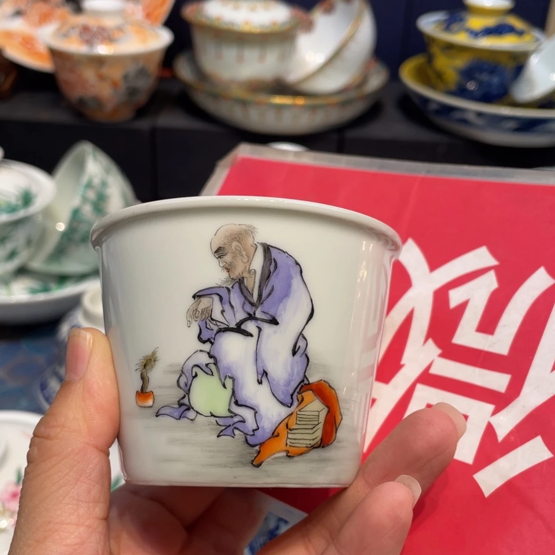 景德镇瓷器和一个人