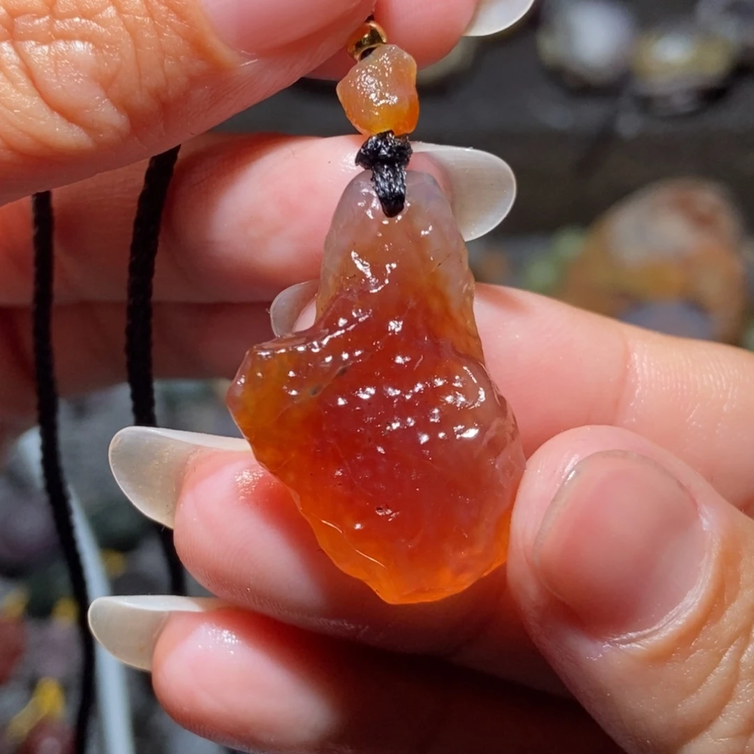 未镶嵌玛瑙/玉髓珠宝半成品