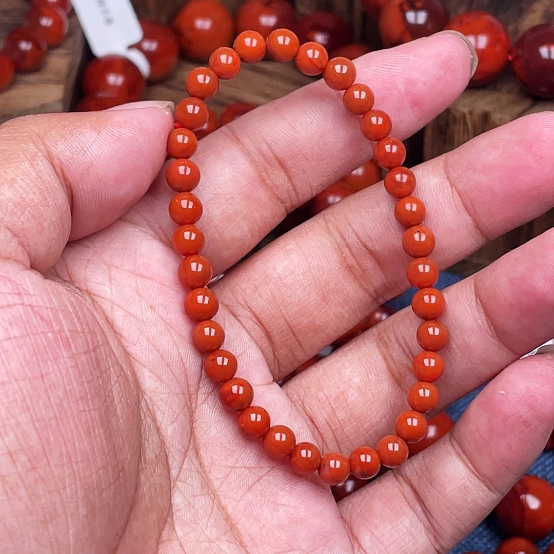 南红玛瑙未镶嵌手链南红瓦西卡5