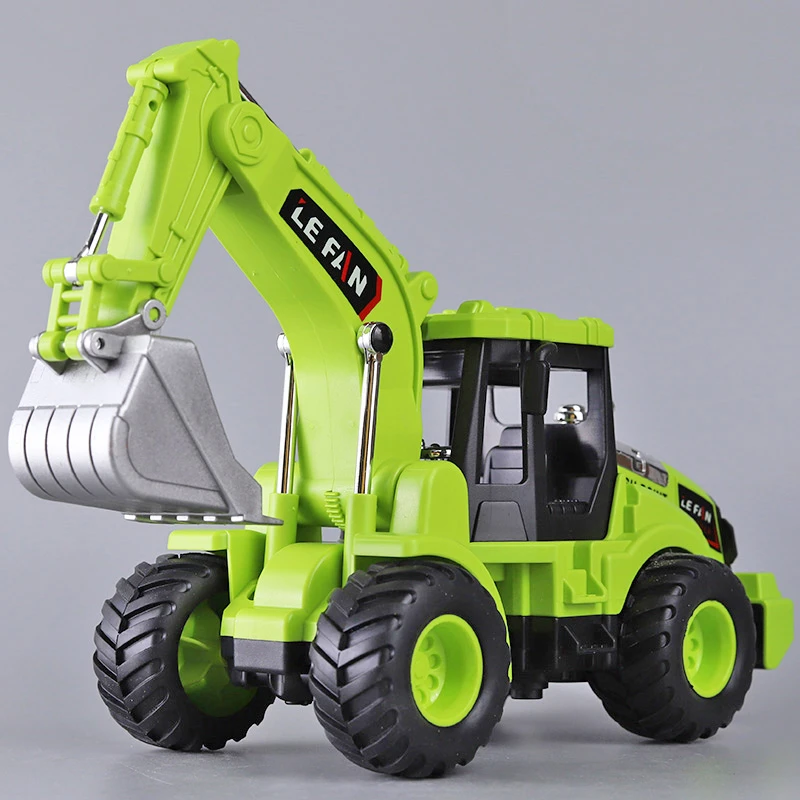 大号挖掘机玩具车惯性耐摔工程车四轮挖机仿真车头转向大汽车礼物