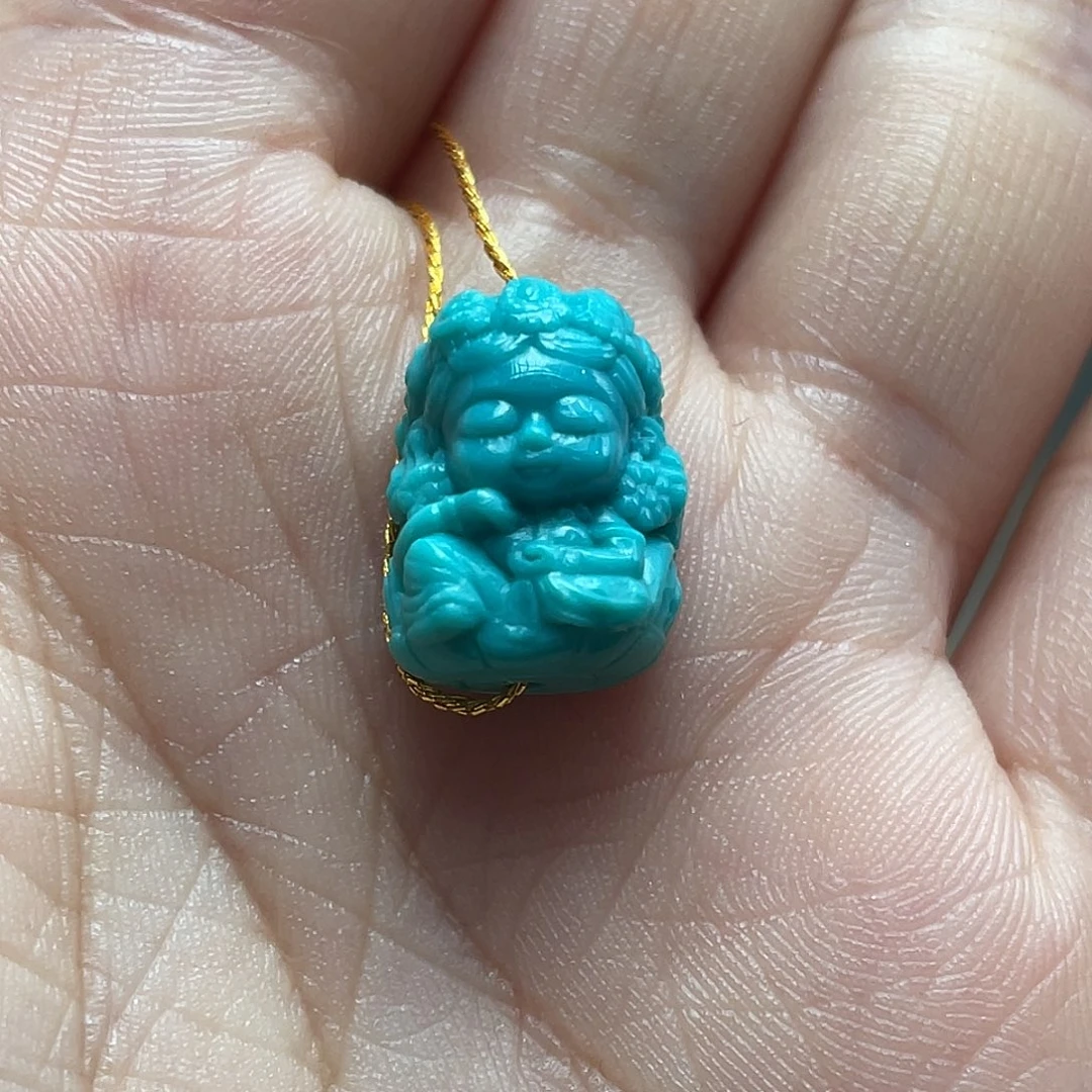 绿松石未镶嵌颈饰