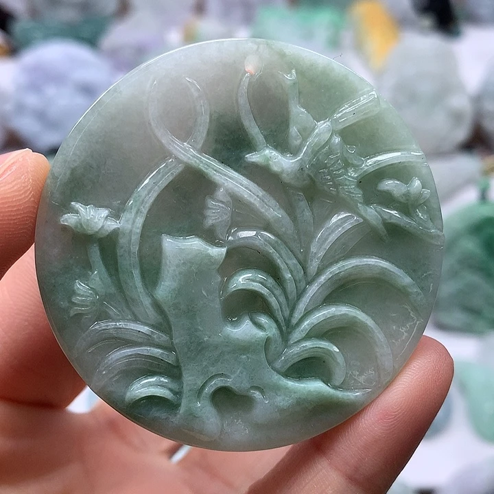 翡翠未镶嵌颈饰节节高升福利