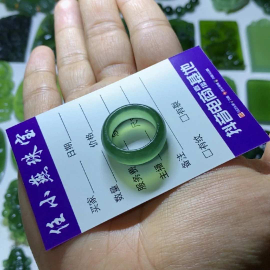 【闪购商品】未镶嵌蛇纹石玉戒指
