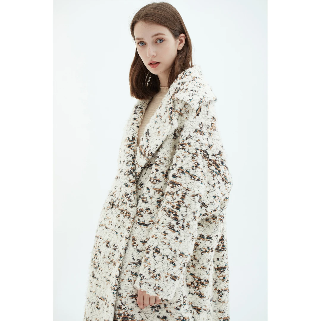 【Morking】温柔雪山 意大利FIORENTINA工坊-羊毛混纺大衣DY-263303