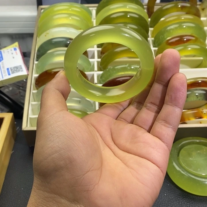 蛇纹石玉合金手镯56