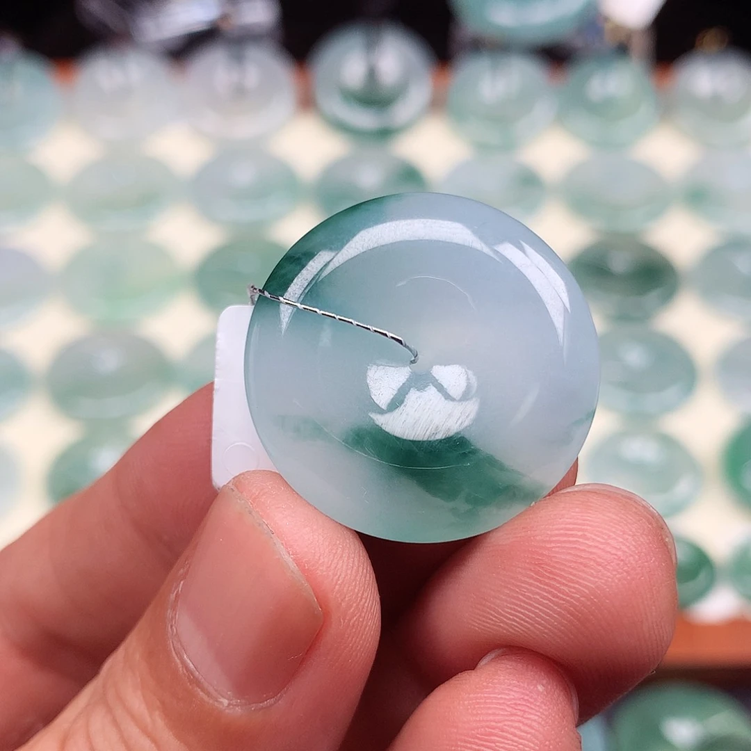 颈饰未镶嵌翡翠26.9-6.1mm