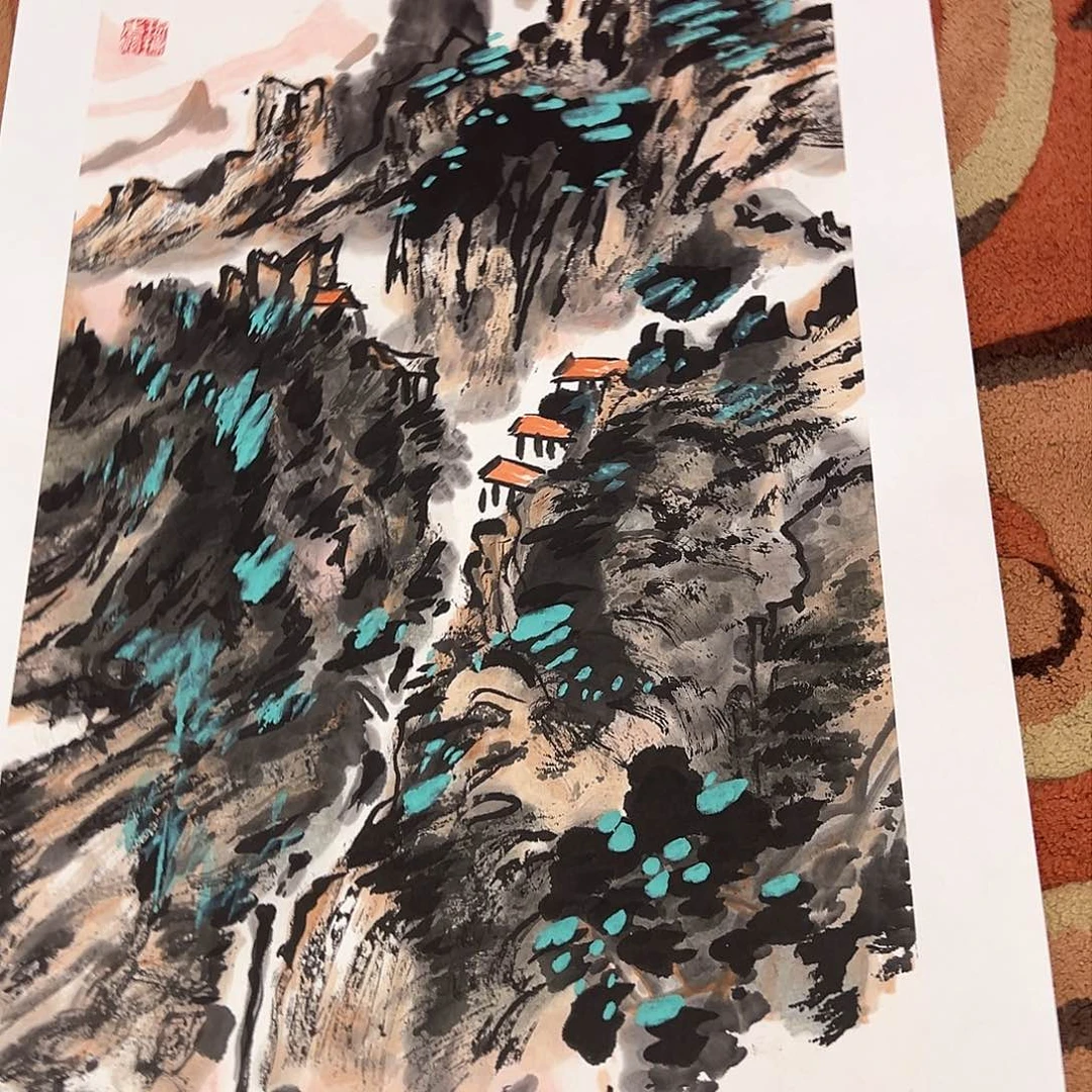 国画当代艺术，展览作品