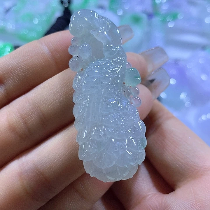 翡翠未镶嵌颈饰天然翡翠A货吊坠