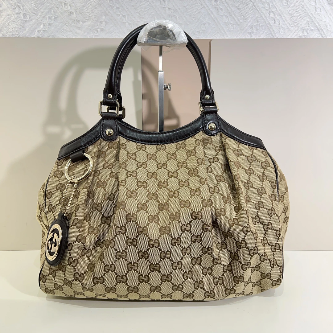 95新 GUCCI/古驰 GUCCI古驰老花托特包a9265